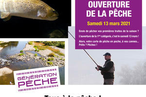 Ouverture de la pêche de la truite : le 13 mars, retrouvez votre nature !